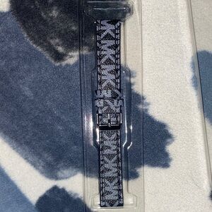 Michael Kors Black and Gray Watch Strap